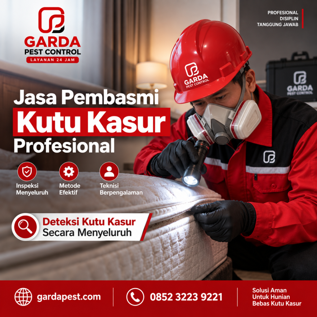 Jasa Pembasmi Kutu Busuk Makassar Profesional & Efektif