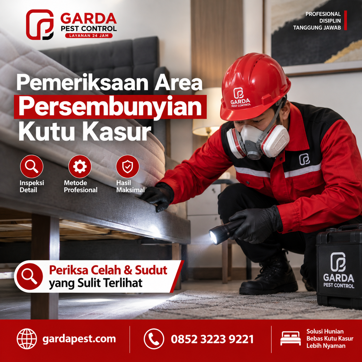 Jasa Pembasmi Kutu Busuk Makassar Profesional & Efektif