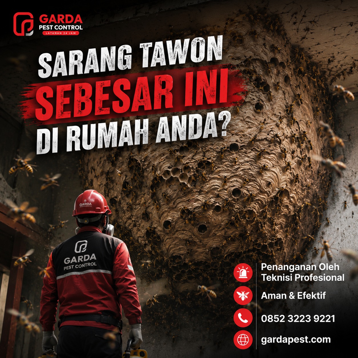 Biaya Jasa Pembasmi Tawon di Solo