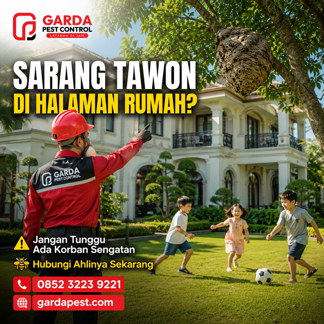Biaya Jasa Pembasmi Tawon di Solo