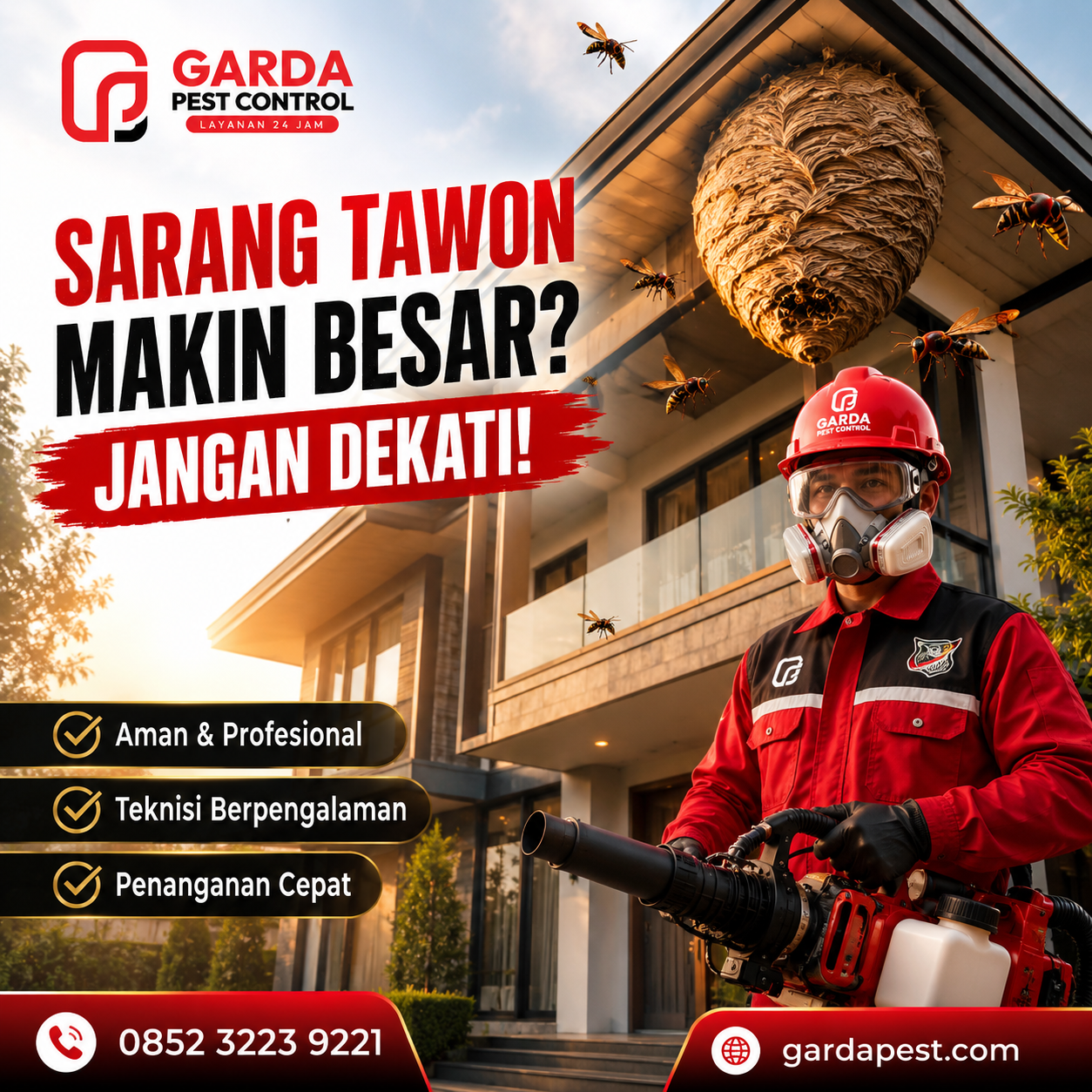 Jasa Pembasmi Tawon Solo 