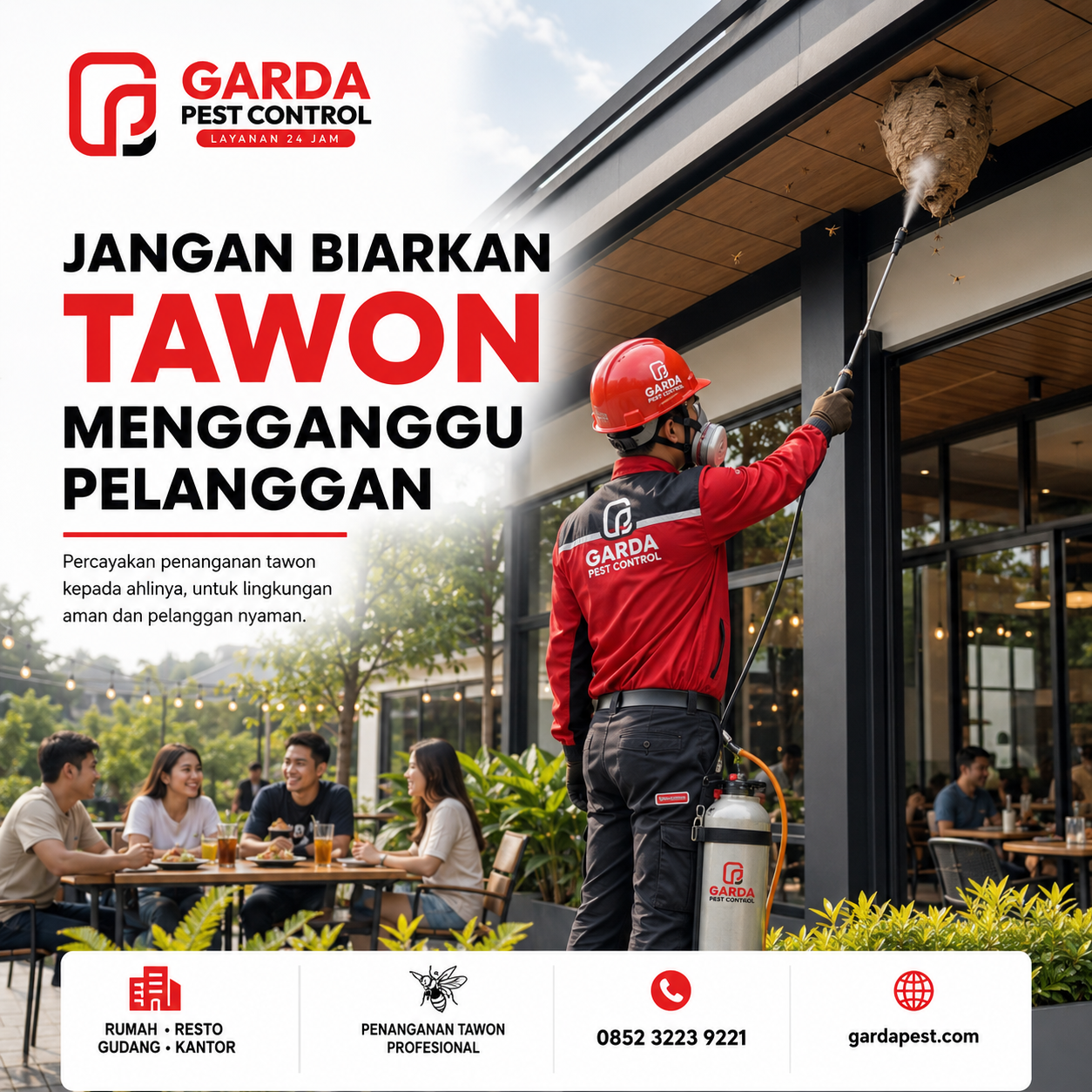 Jasa Pembasmi Tawon 24 Jam Solo