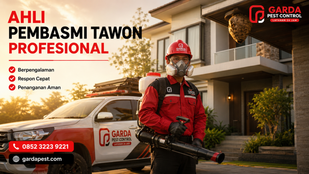 Jasa Pembasmi Sarang Tawon Area Malang Kota