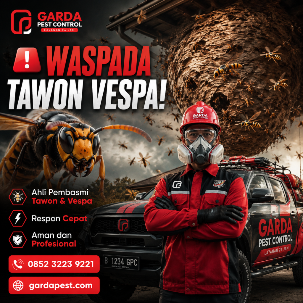 Jasa Pembasmi Sarang Tawon Area Malang Kota