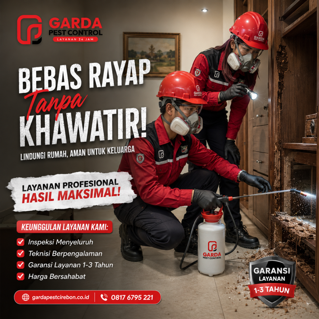 Jasa Anti Rayap Cirebon Handal Profesional