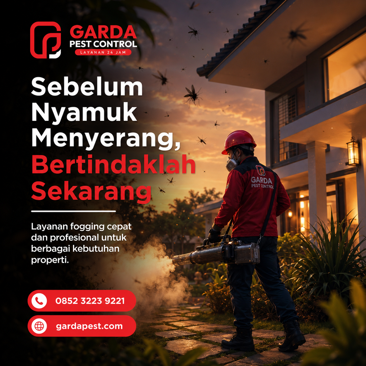 Jasa Fogging Nyamuk di Kota Batu Layanan 24 Jam