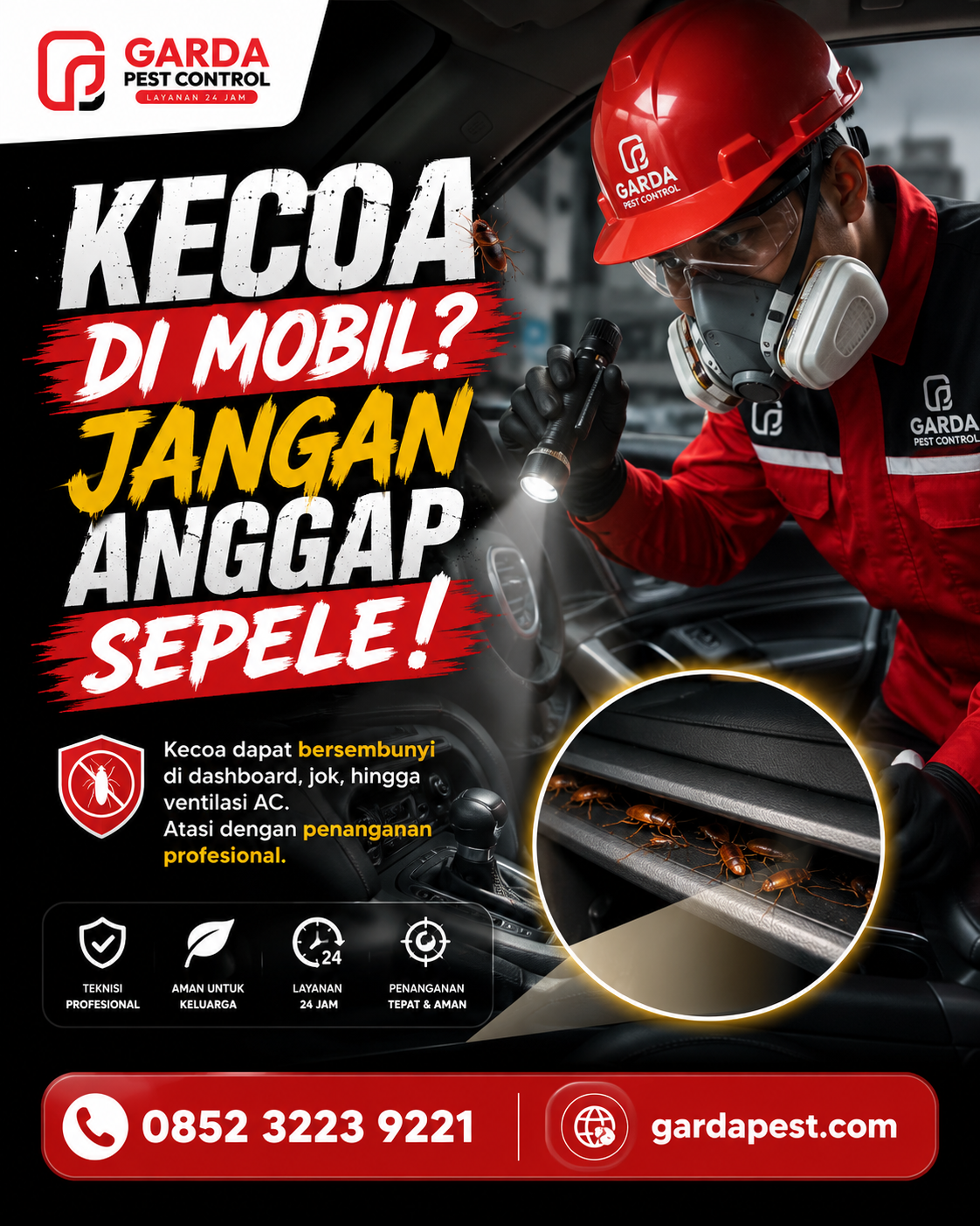 Pembasmi Kecoa Mobil