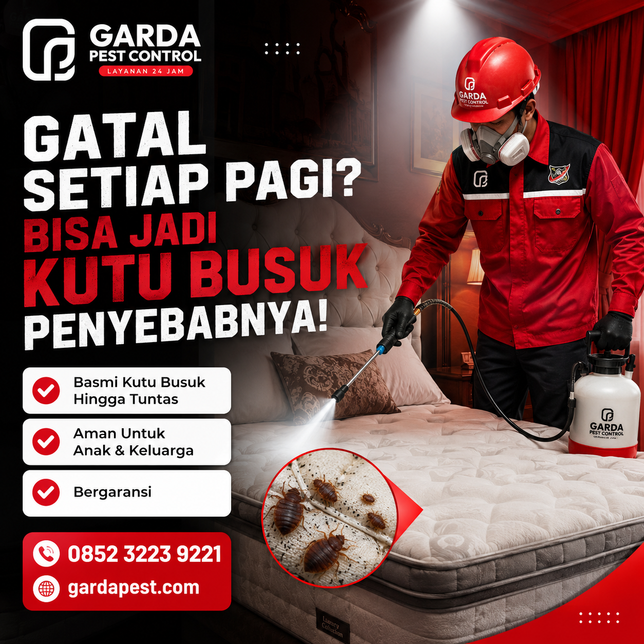 Basmi Tuntas Kutu Kasur: Mengapa Jasa Pembasmi Kutu Kasur di Solo dari Garda Pest Control Pilihan Tepat