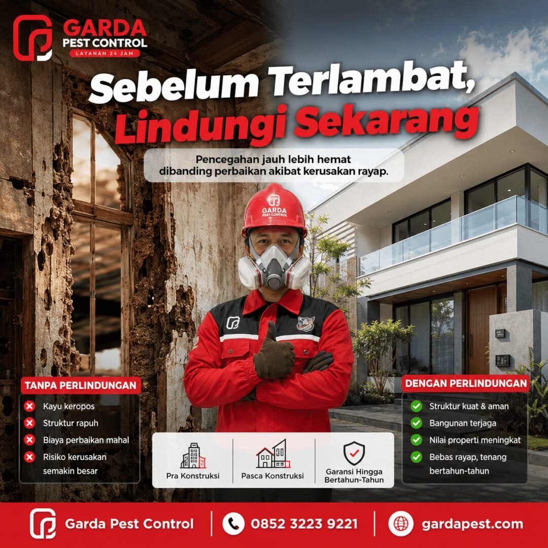 Pembasmi Rayap Terbaik di Bandung: Solusi Efektif dari Garda Pest Control