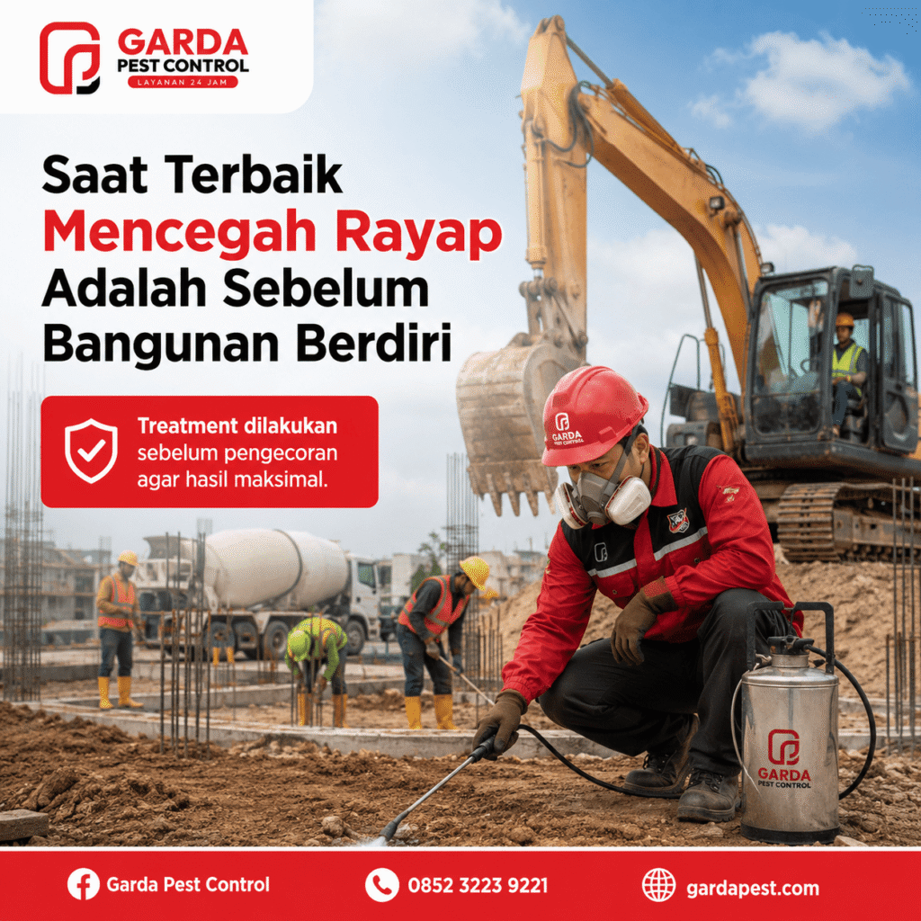 Jasa Anti Rayap di Malang Untuk Bangunan Baru & Lama