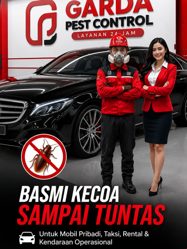 Jasa Pembasmi Kecoa di Mobil Kuningan Home Service 24 Jam Bergaransi