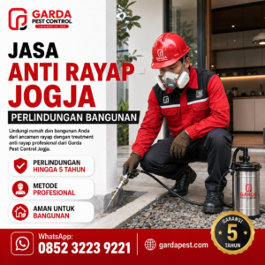  Jasa Anti Rayap Jogja Sistem Injeksi Garansi
