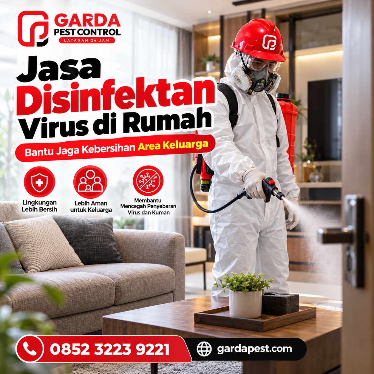 Jasa Disinfektan Virus di Bandung Cegah Virus Influenza A untuk Lingkungan Bersih