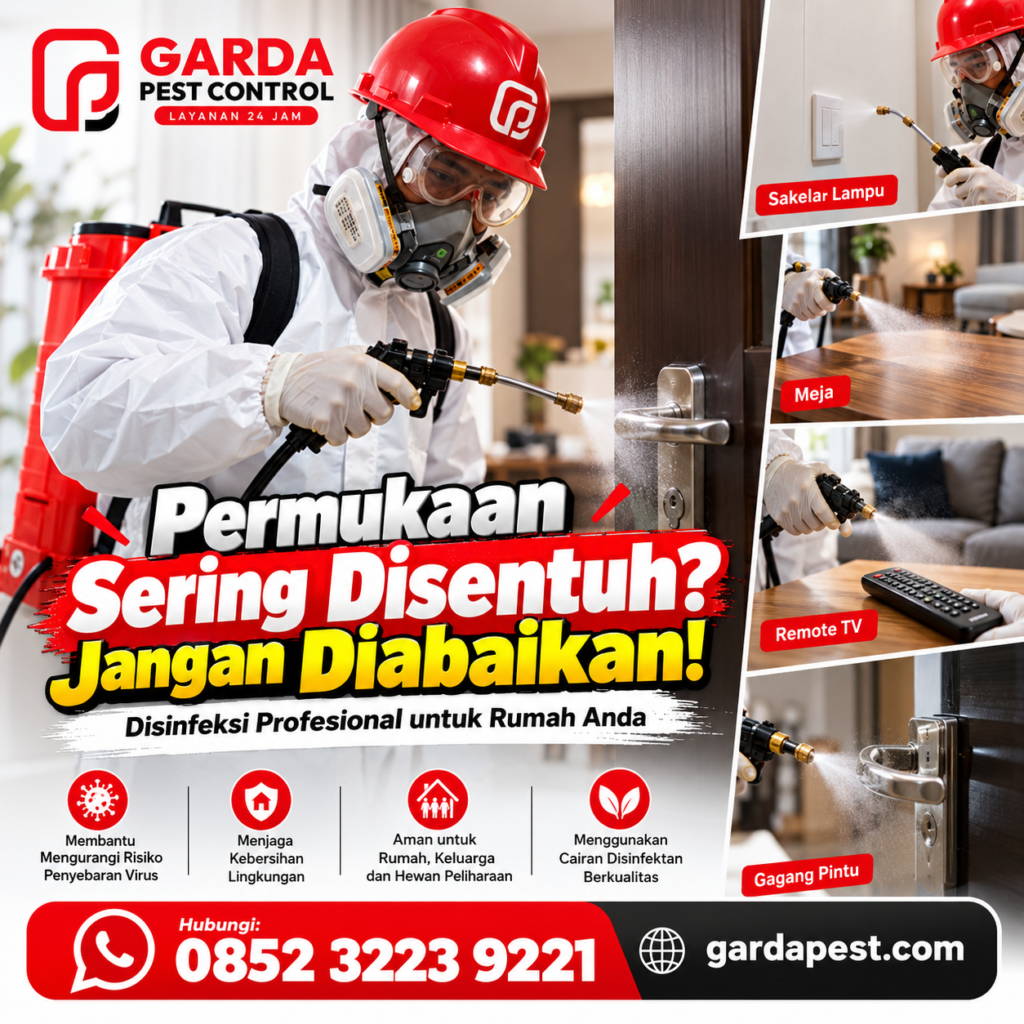 Biaya Jasa Disinfektan Rumah per Meter di Bandung