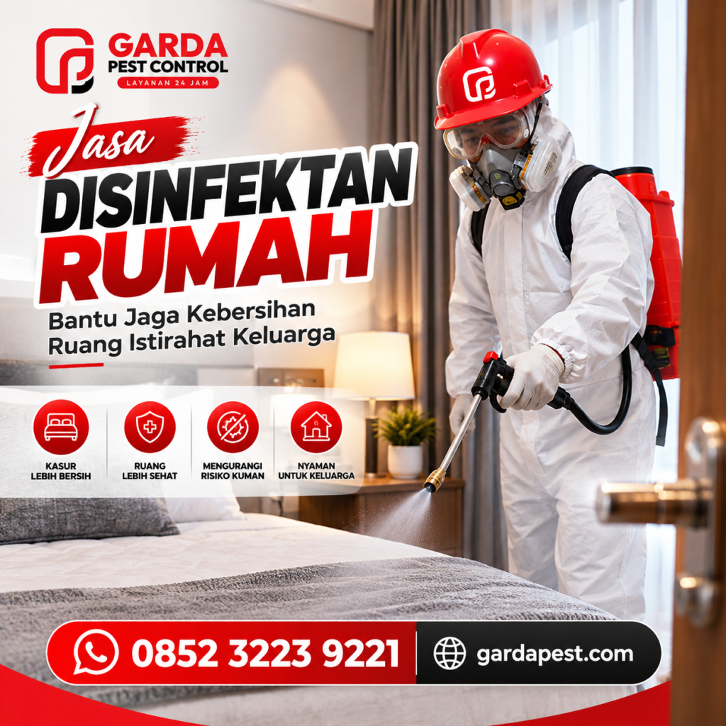 Biaya Jasa Disinfektan Rumah per Meter di Bandung