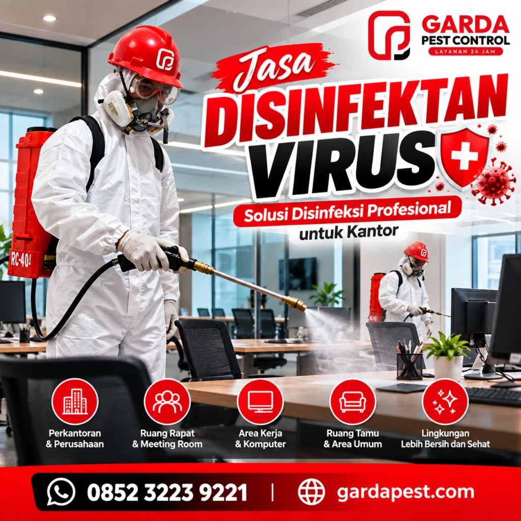 Jasa Disinfektan Virus Terpercaya untuk Rumah dan Perkantoran