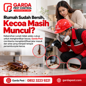 Jasa Pembasmi Kecoa Mataram untuk Rumah, Kantor & Usaha