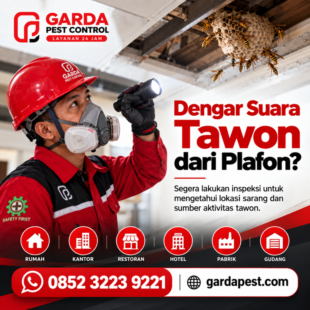 Jasa Pembasmi Tawon di Malang Aman dan Cepat