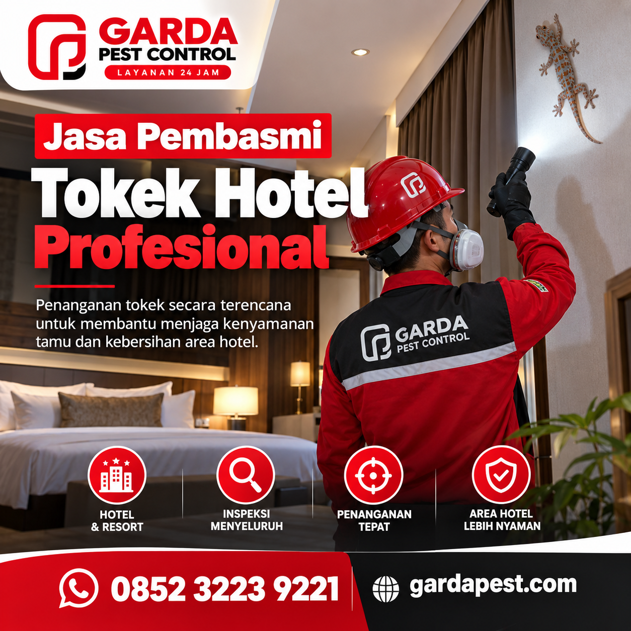 Jasa Pembasmi Tokek Semarang Panggilan 24 Jam